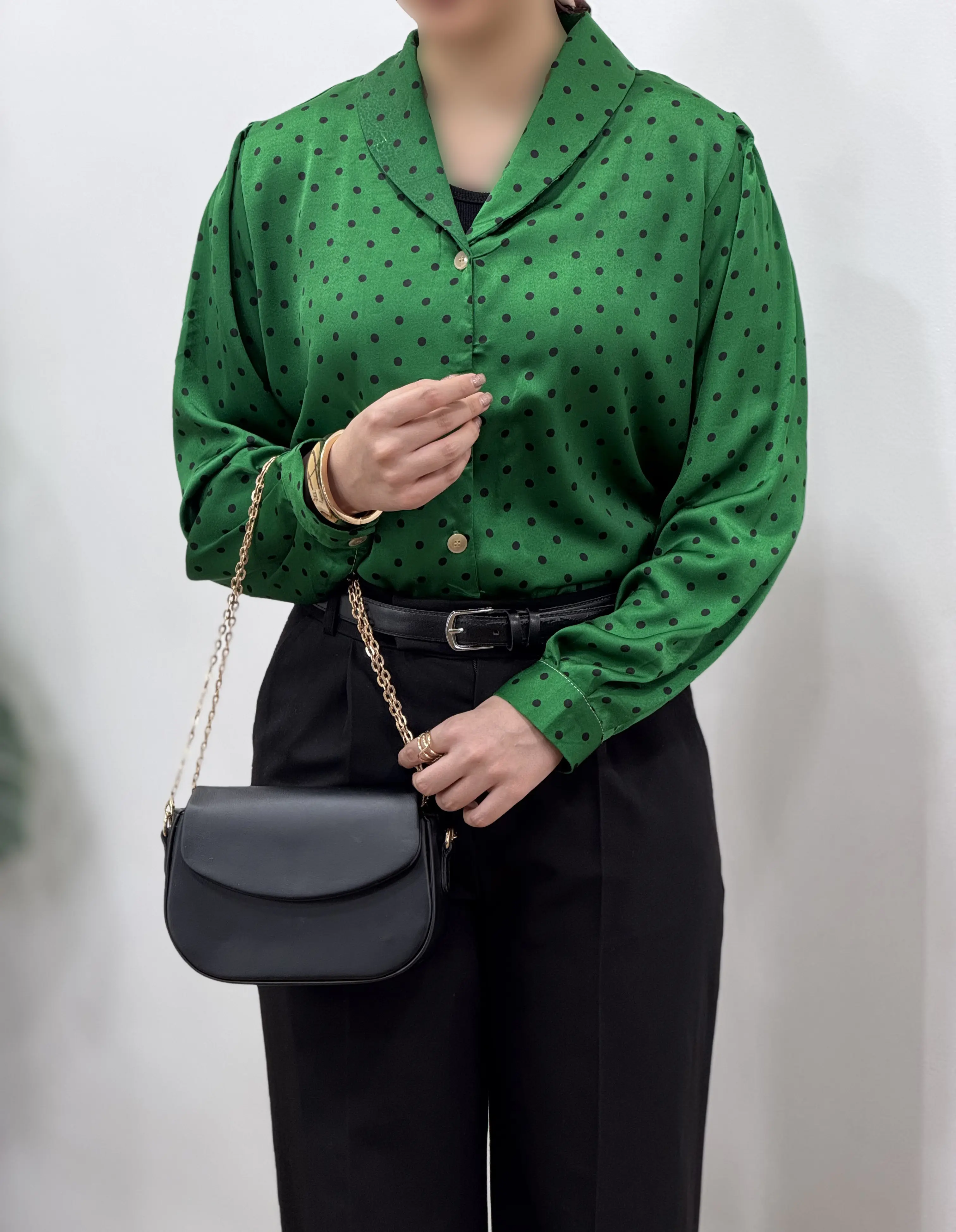 شومیز ساتن هیما (ایراددار)